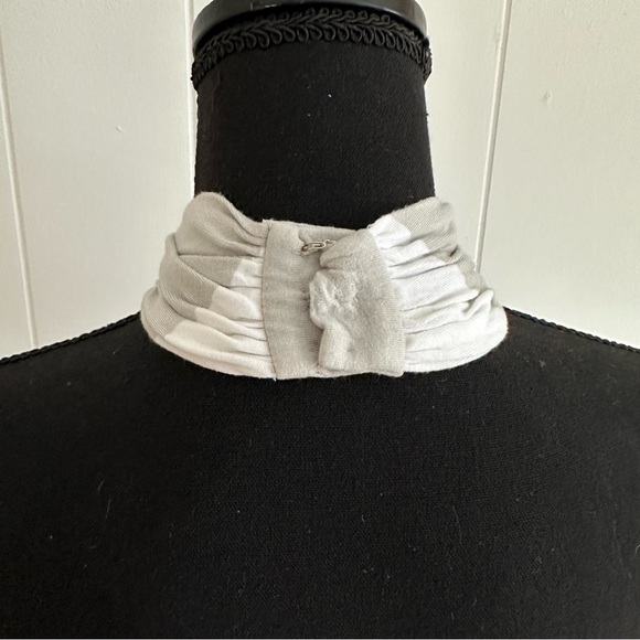 JAYGODFREY Grey and White Horizontal Striped Maxi Dress - Picture 8 of 14